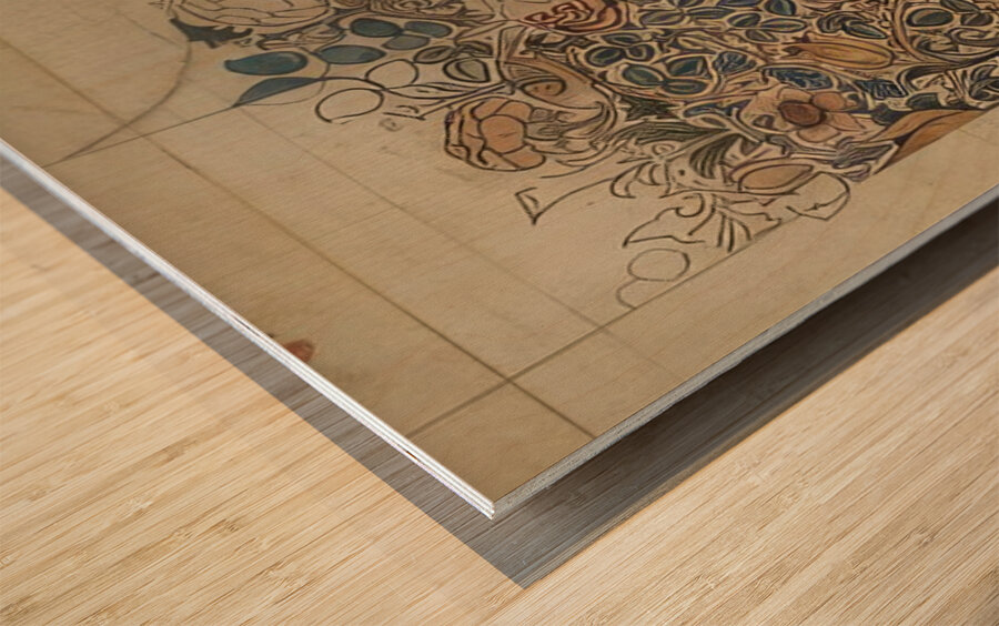 William Morris Artwork 17 Wood print