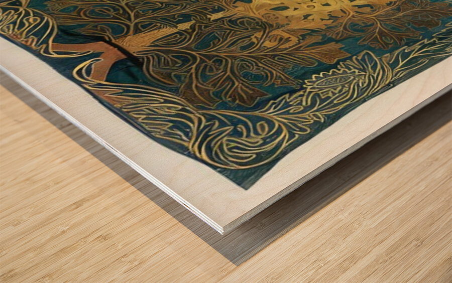 William Morris Artwork 20 Wood print