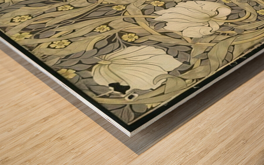 William Morris Artwork 21 Wood print