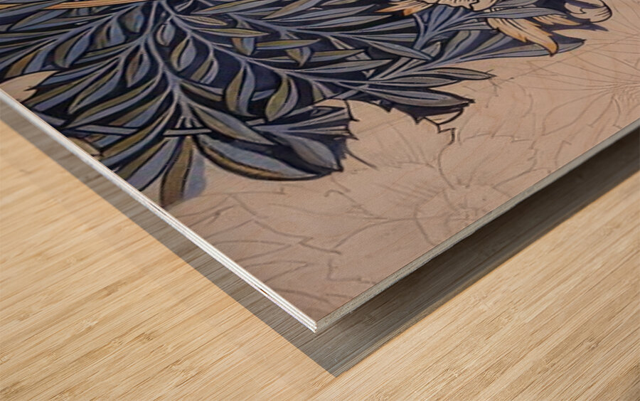 William Morris Artwork 25 Wood print