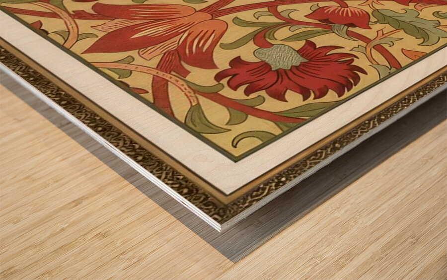 William Morris Artwork 26 Wood print