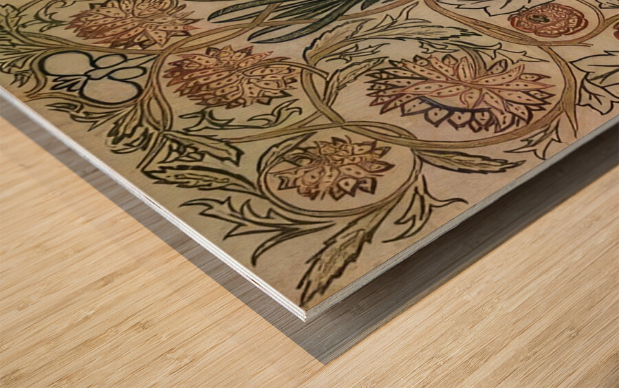 William Morris Artwork 29 Wood print