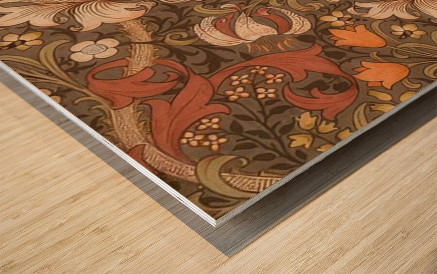 William Morris Artwork 33 Wood print