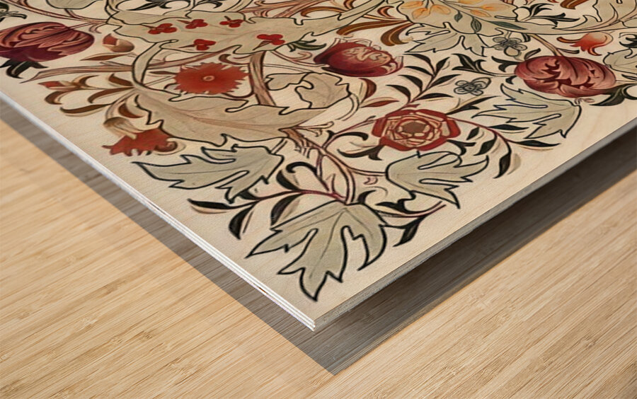 William Morris Artwork 37 Wood print