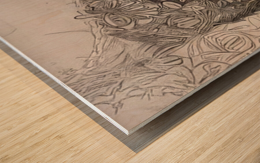 William Morris Artwork 45 Wood print