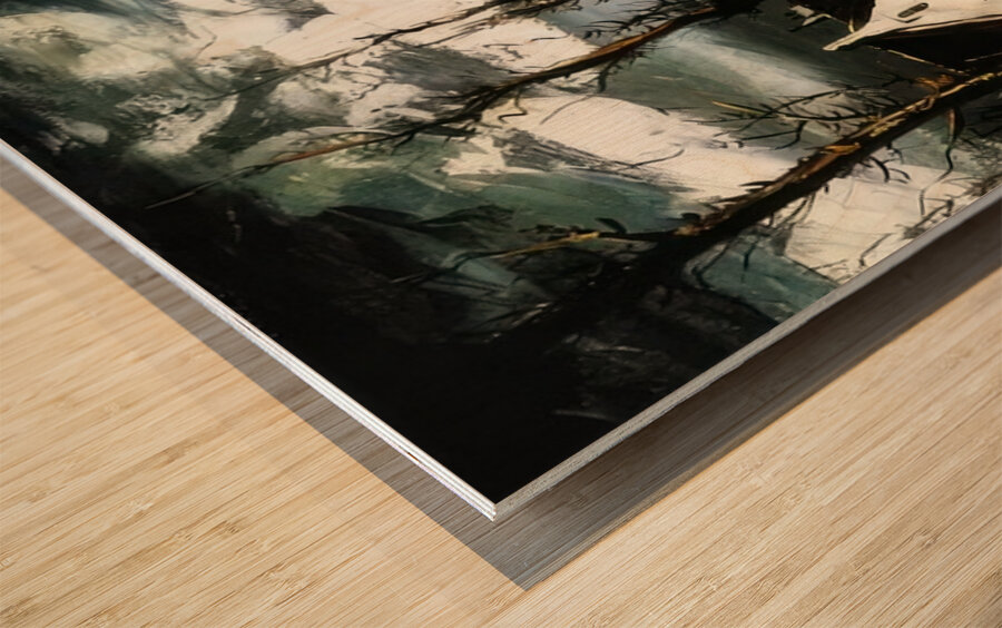 Maurice de Vlaminck 50 Wood print