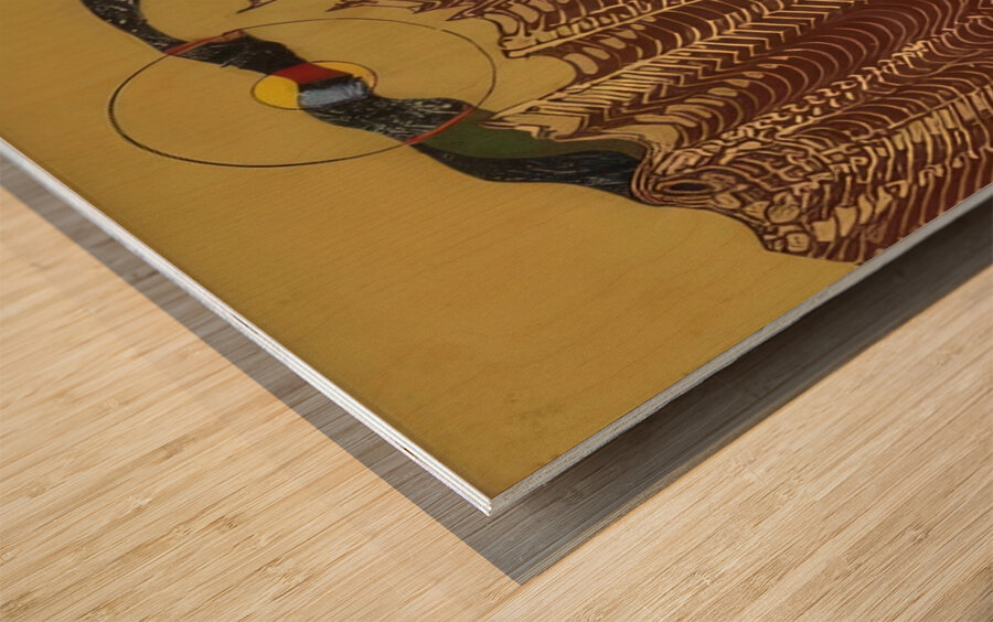 Max Ernst 2 Wood print