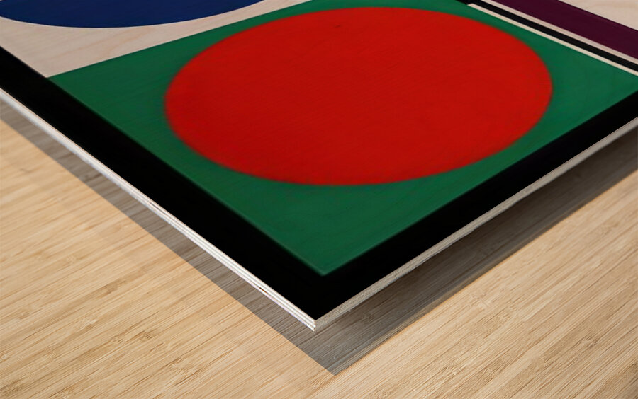 Auguste Herbin 10 Wood print