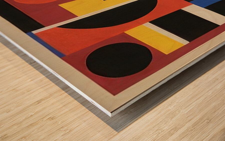 Auguste Herbin 11 Wood print