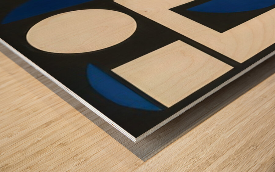 Auguste Herbin 12 Wood print