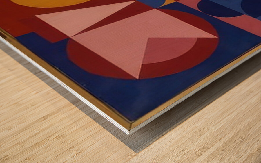 Auguste Herbin 13 Wood print