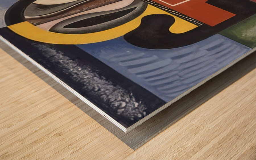 Auguste Herbin 14 Wood print