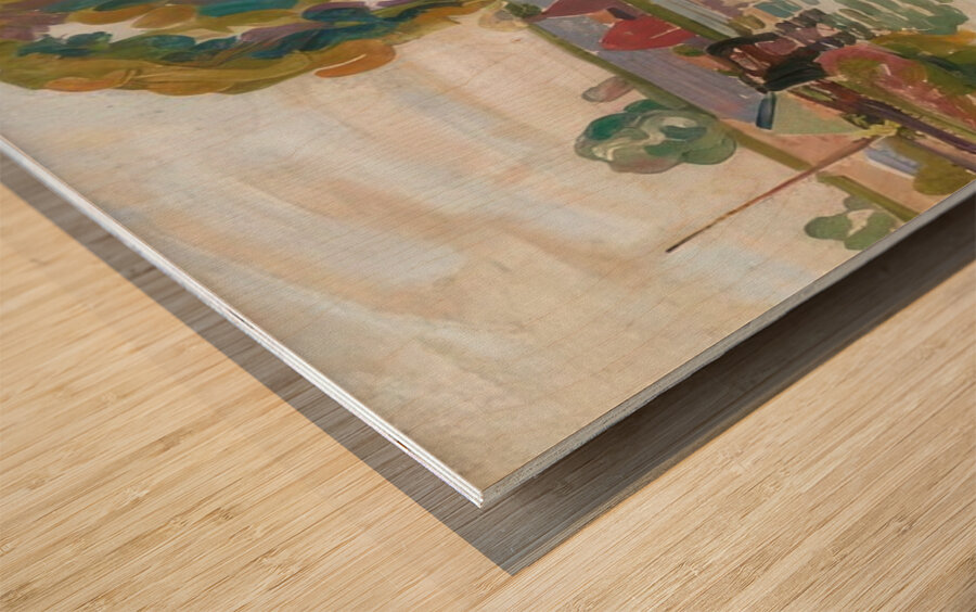 Auguste Herbin 15 Wood print