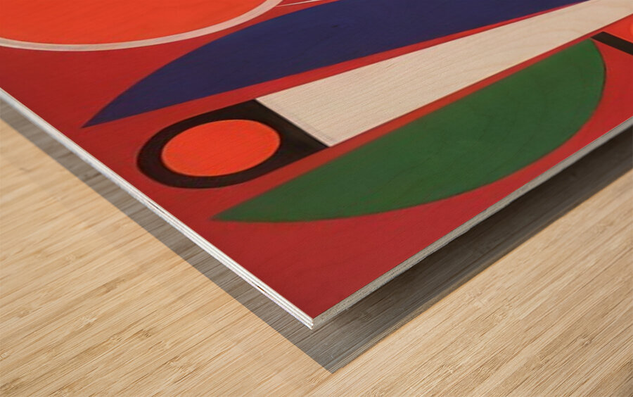 Auguste Herbin 16 Wood print