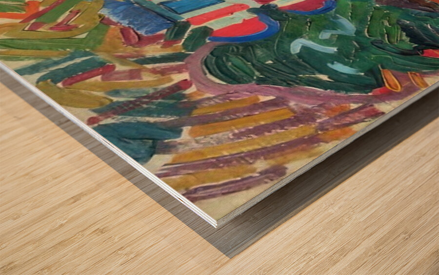 Auguste Herbin 17 Wood print