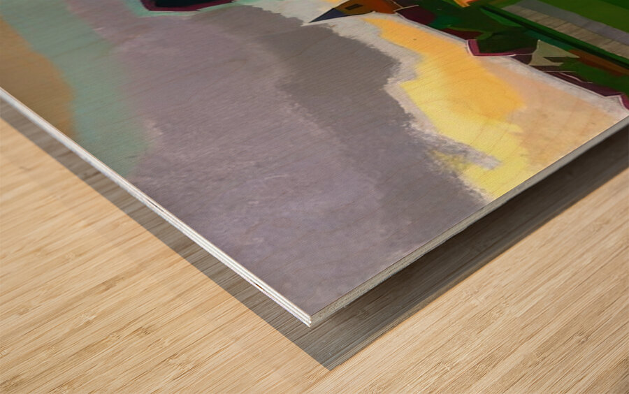 Auguste Herbin 20 Wood print