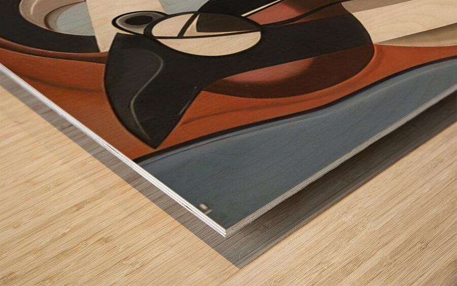 Auguste Herbin 22 Wood print