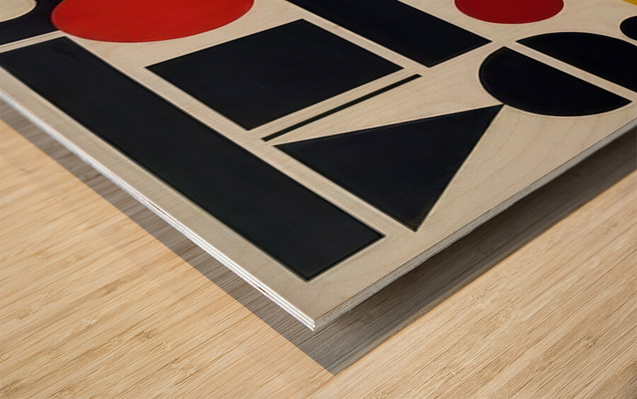 Auguste Herbin 26 Wood print