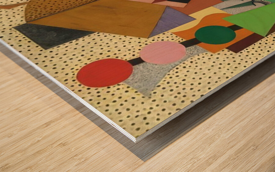 Auguste Herbin 32 Wood print