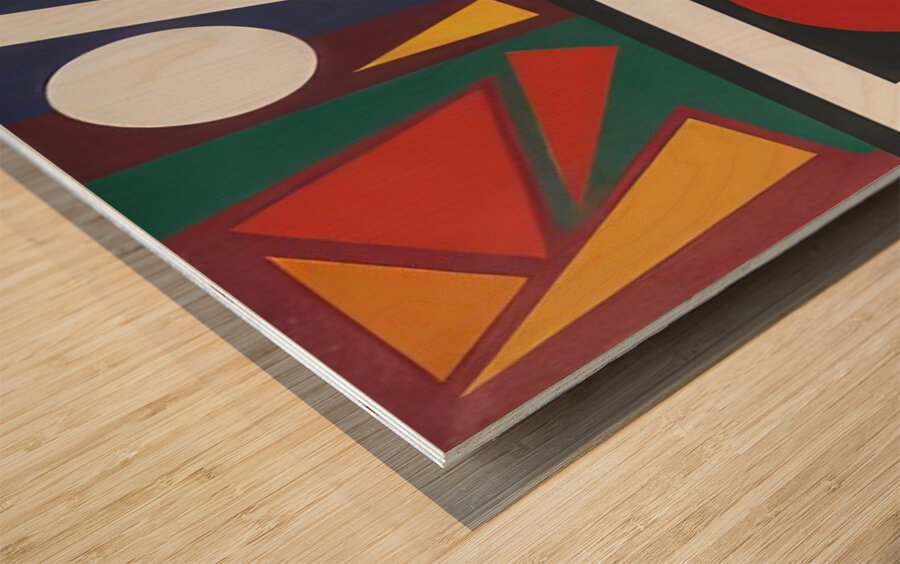 Auguste Herbin 36 Wood print