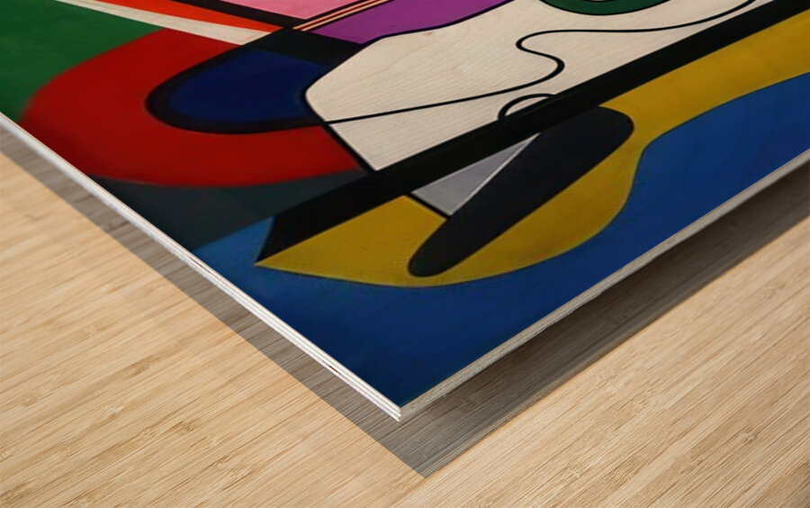 Auguste Herbin 37 Wood print