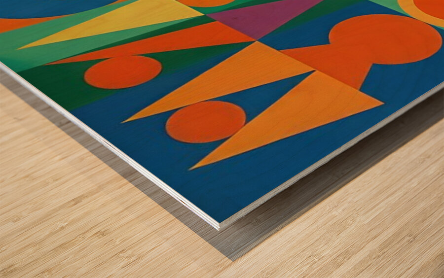 Auguste Herbin 38 Wood print