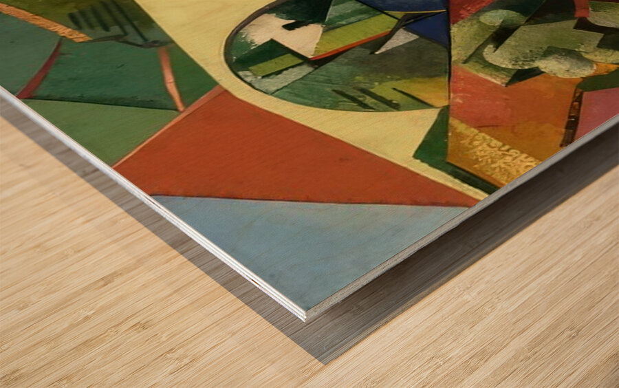 Auguste Herbin 42 Wood print