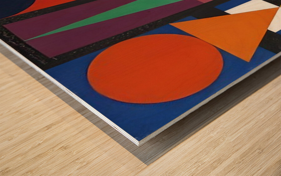 Auguste Herbin 43 Wood print