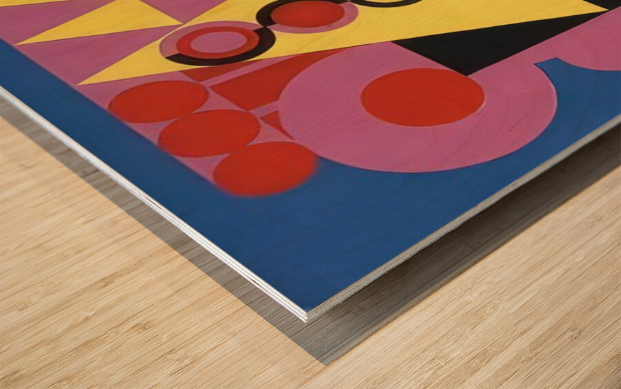 Auguste Herbin 47 Wood print