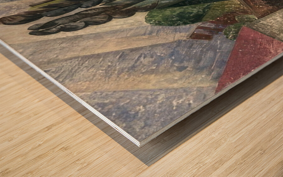 Auguste Herbin 50 Wood print