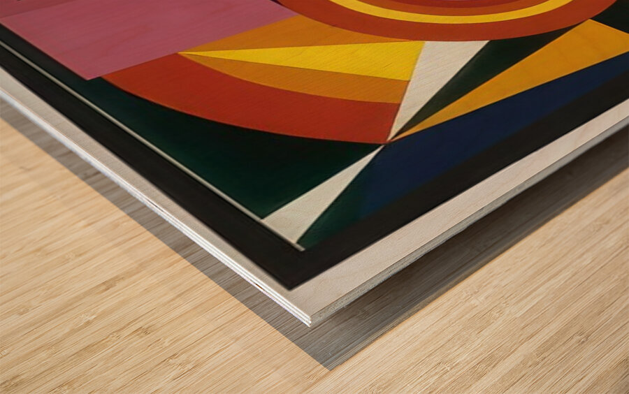 Auguste Herbin 51 Wood print