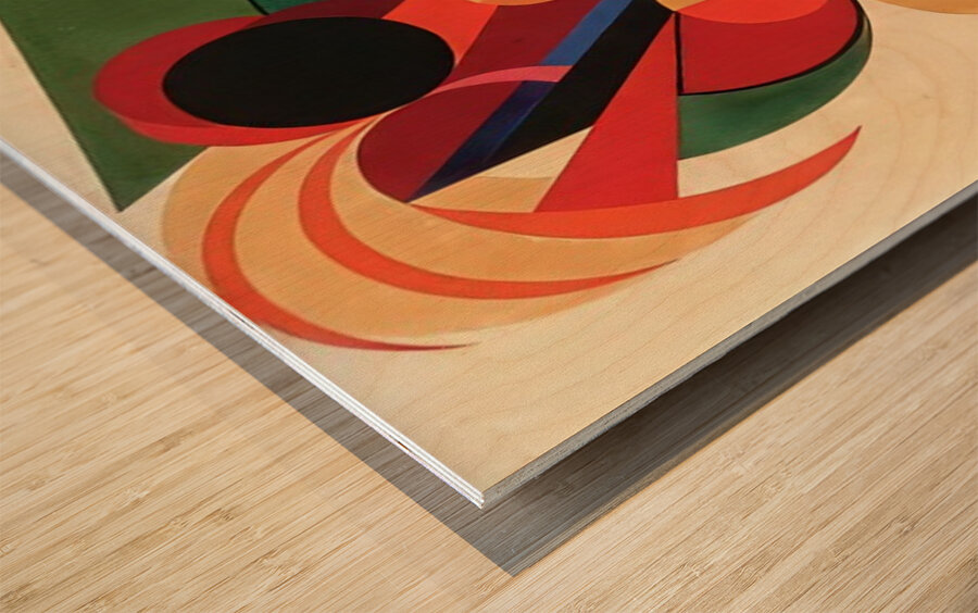 Auguste Herbin 53 Wood print