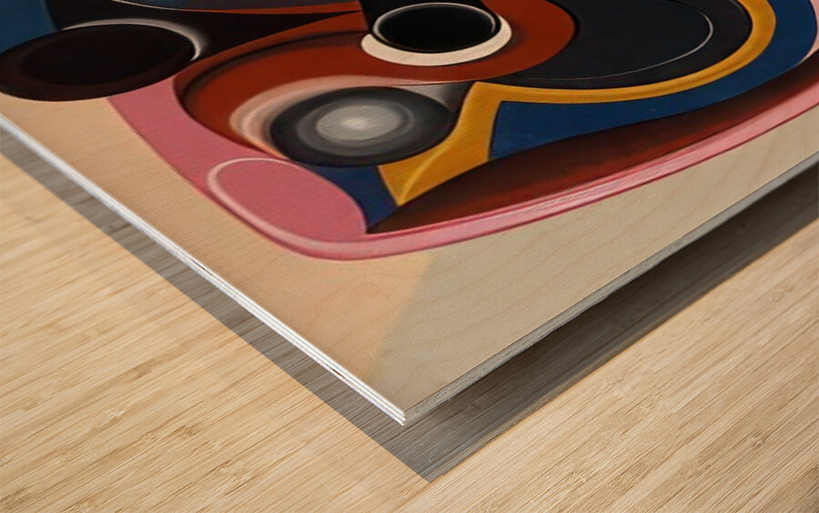 Auguste Herbin 54 Wood print