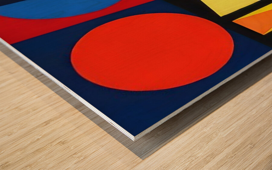 Auguste Herbin 5 Wood print