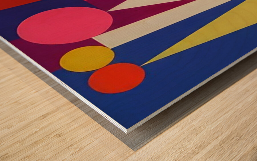 Auguste Herbin 8 Wood print