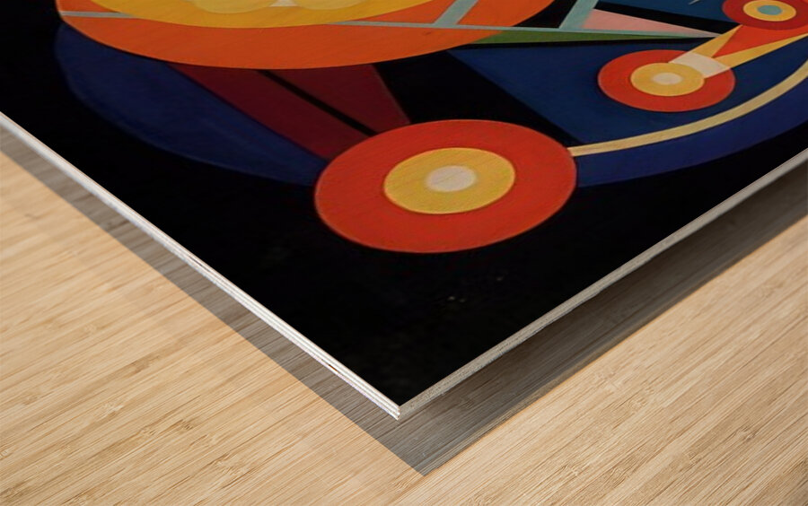 Auguste Herbin 10 Wood print