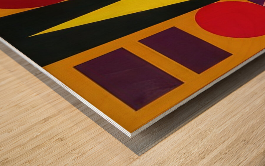 Auguste Herbin 11 Wood print