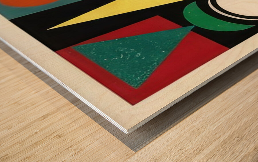 Auguste Herbin 23 Wood print