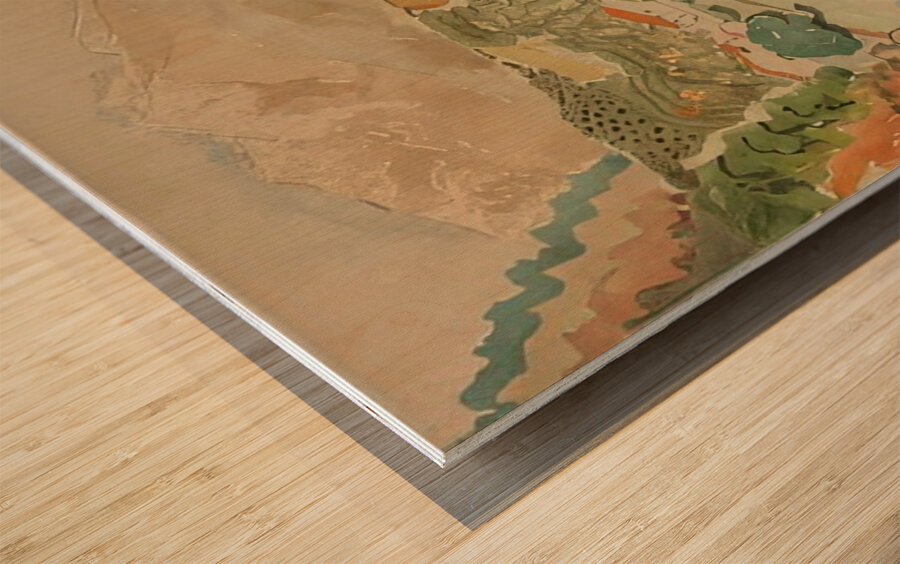 Auguste Herbin 24 Wood print