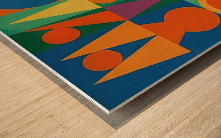 Auguste Herbin 27 Wood print