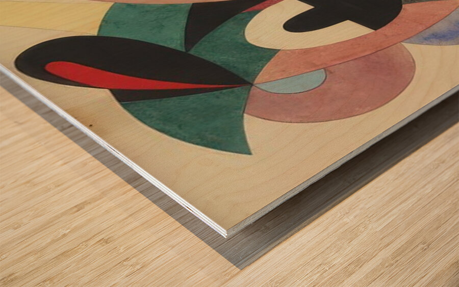 Auguste Herbin 28 Wood print