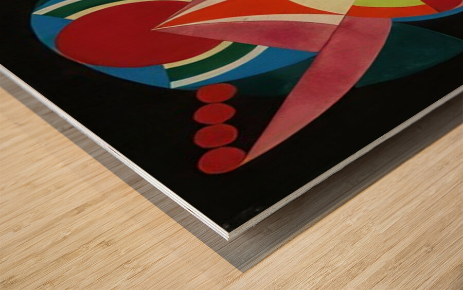 Auguste Herbin 30 Wood print