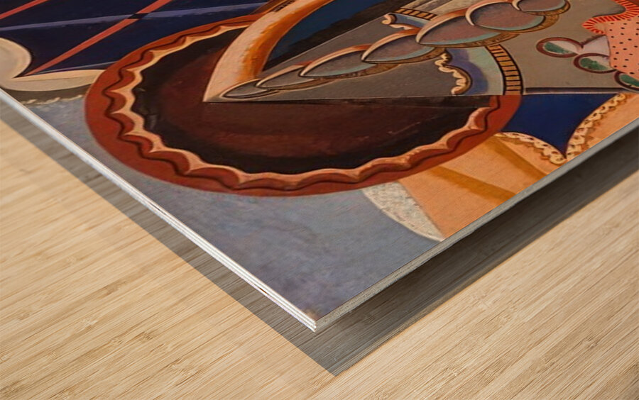 Auguste Herbin 32 Wood print