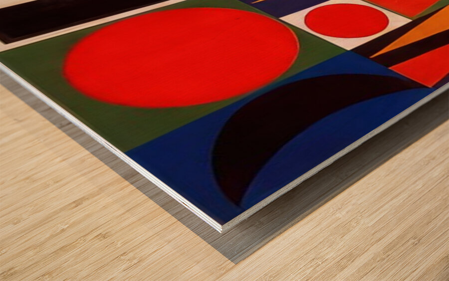 Auguste Herbin 33 Wood print