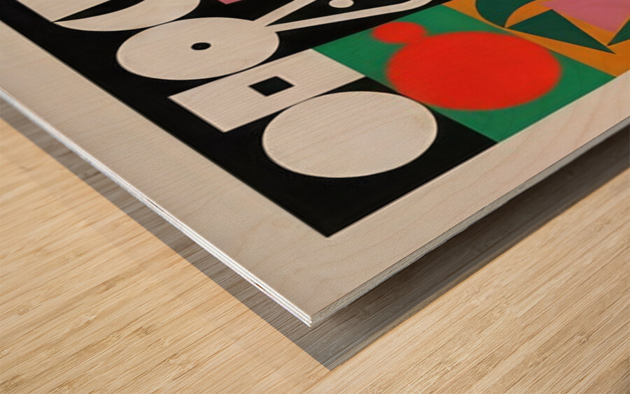 Auguste Herbin 36 Wood print