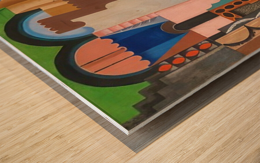 Auguste Herbin 37 Wood print