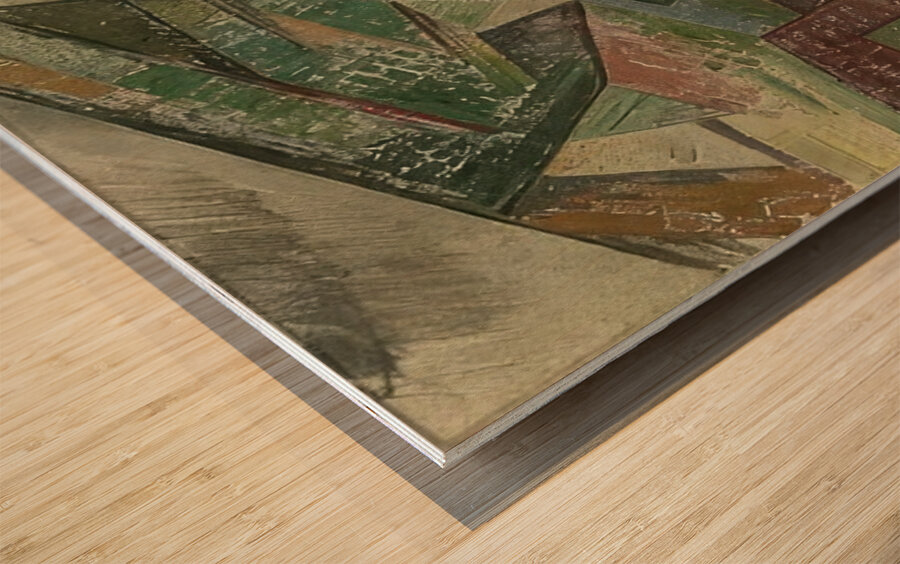 Auguste Herbin 38 Wood print