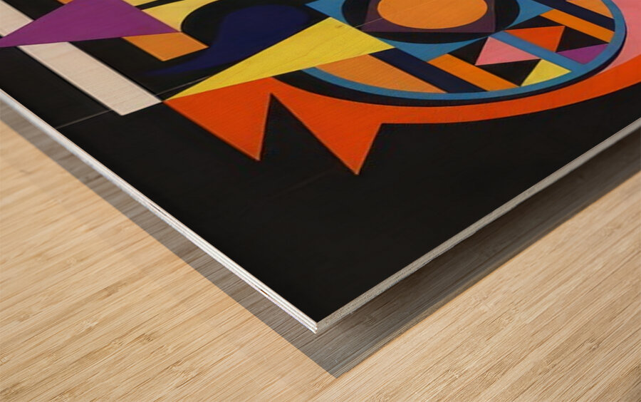 Auguste Herbin 44 Wood print