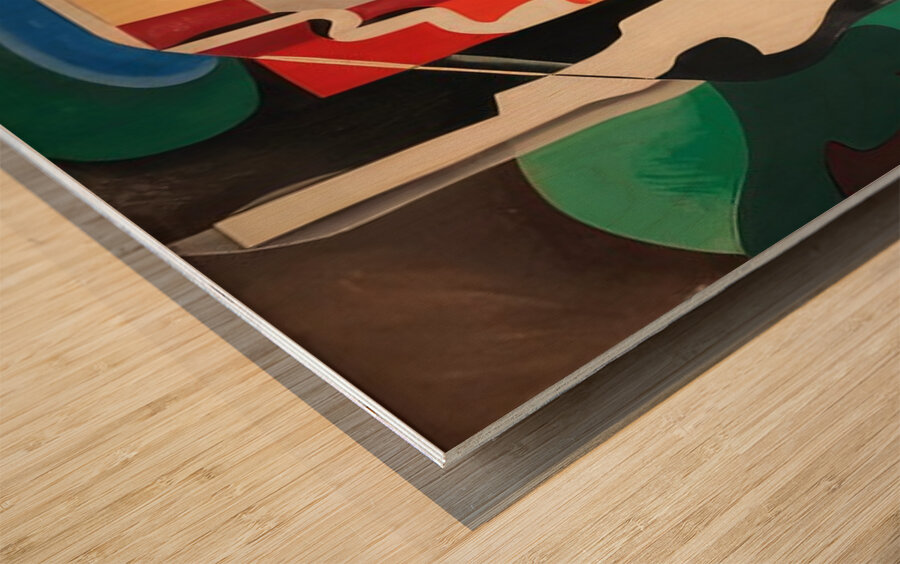 Auguste Herbin 45 Wood print