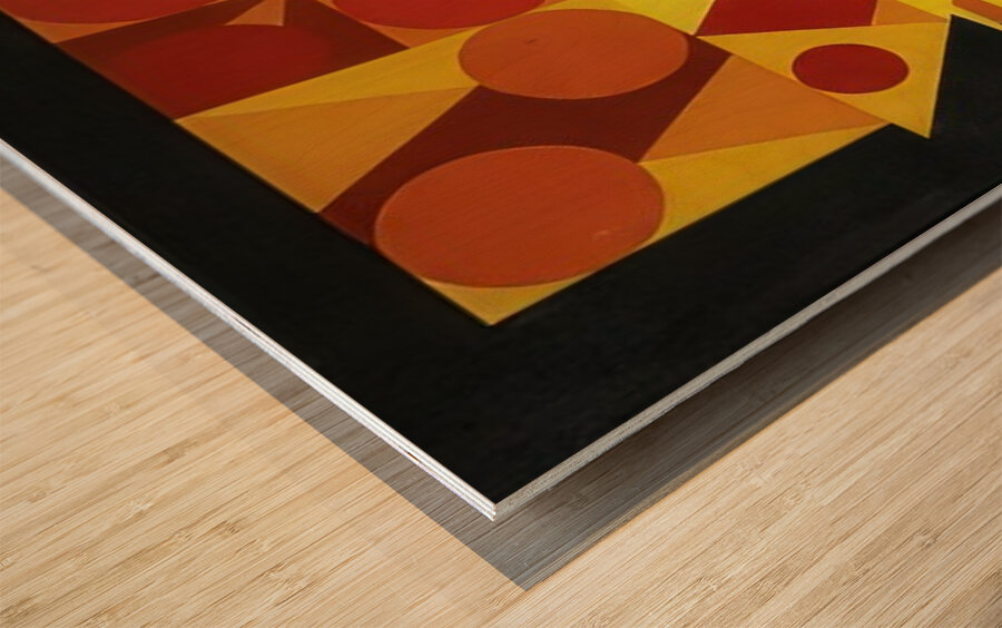 Auguste Herbin 46 Wood print